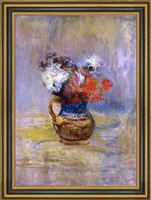 John Twachtman Flower Still Life Framed Premium Canvas Print, 18"x27"