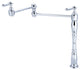 Americana Deck Mount Pot Filler, Polished Chrome