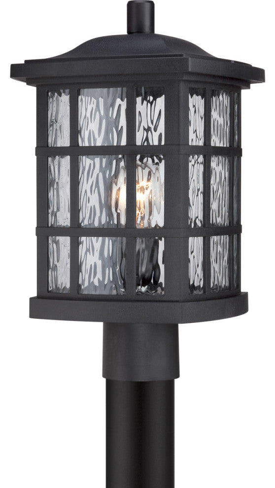 Stonington 1-Light Outdoor Lantern, Mystic Black