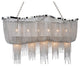 Secca 13 Light Down Chandelier With Chrome Finish