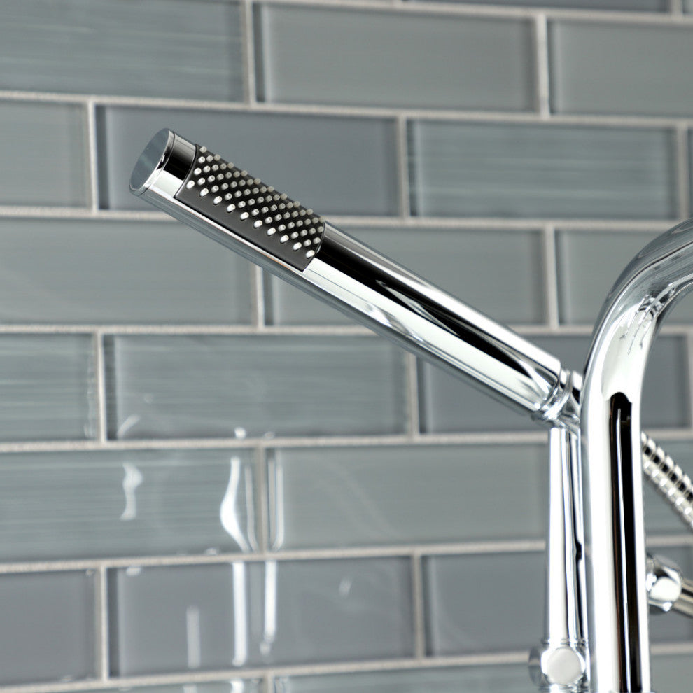 AE8401DL Deck Mount Clawfoot Tub Faucet, Polished Chrome