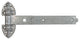 Heavy Reversible Hinges, Galvanized, 24", Pair