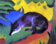 Franz Marc Blue-Black Fox - 20" x 25" Premium Canvas Print