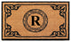 A1HC First Impression Geneva Monogrammed Entry Doormat 24"x39", R