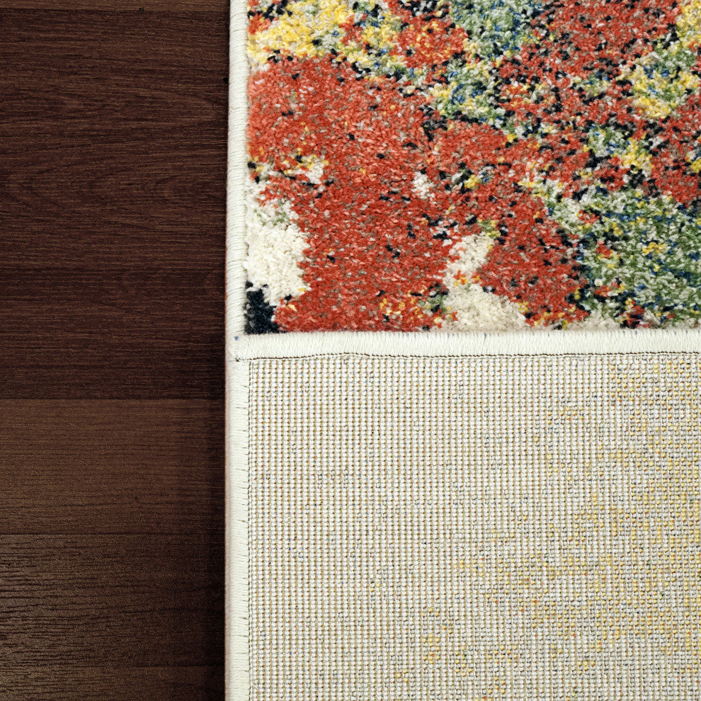 Infinity Cream And Multi Rug, 2'x3'11"