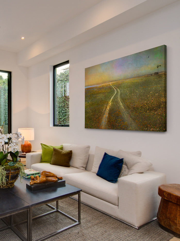 "Long Road to Horizon" Painting Print on Canvas by Chris Vest