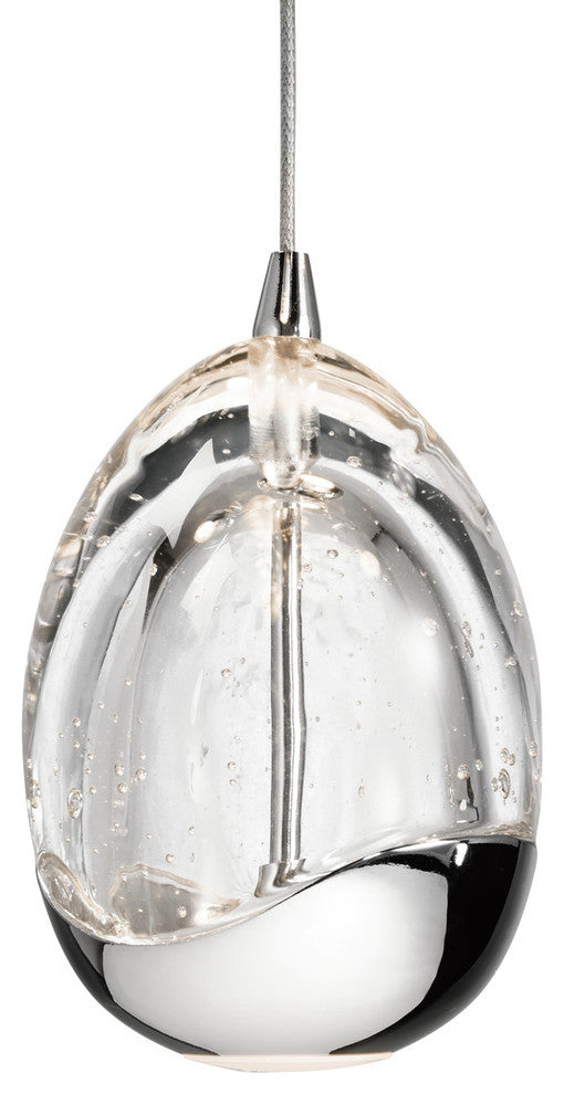Lavinia LED 1-Light Mini Pendant, Chrome