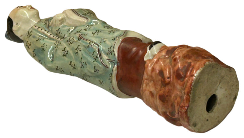 Vintage Oriental Ancient Style Dressing Ceramic Man Art Figurine Hws4419