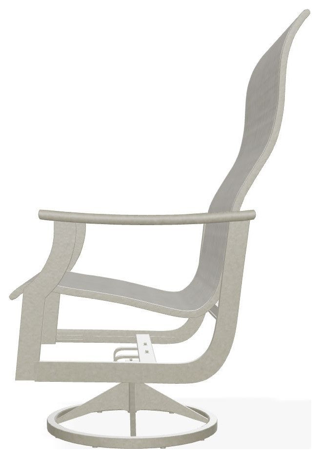 St. Catherine Sling Outdoor Supreme Swivel Rocker, Deacon/Storm