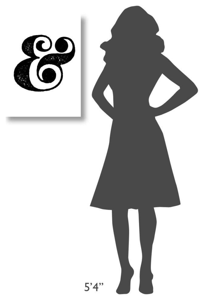 "Ampersand Poster White" Fine Art Print