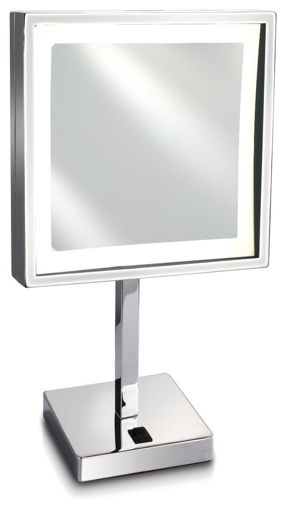 Empire 5X Magnification 8"x8" Lighted Makeup Mirror