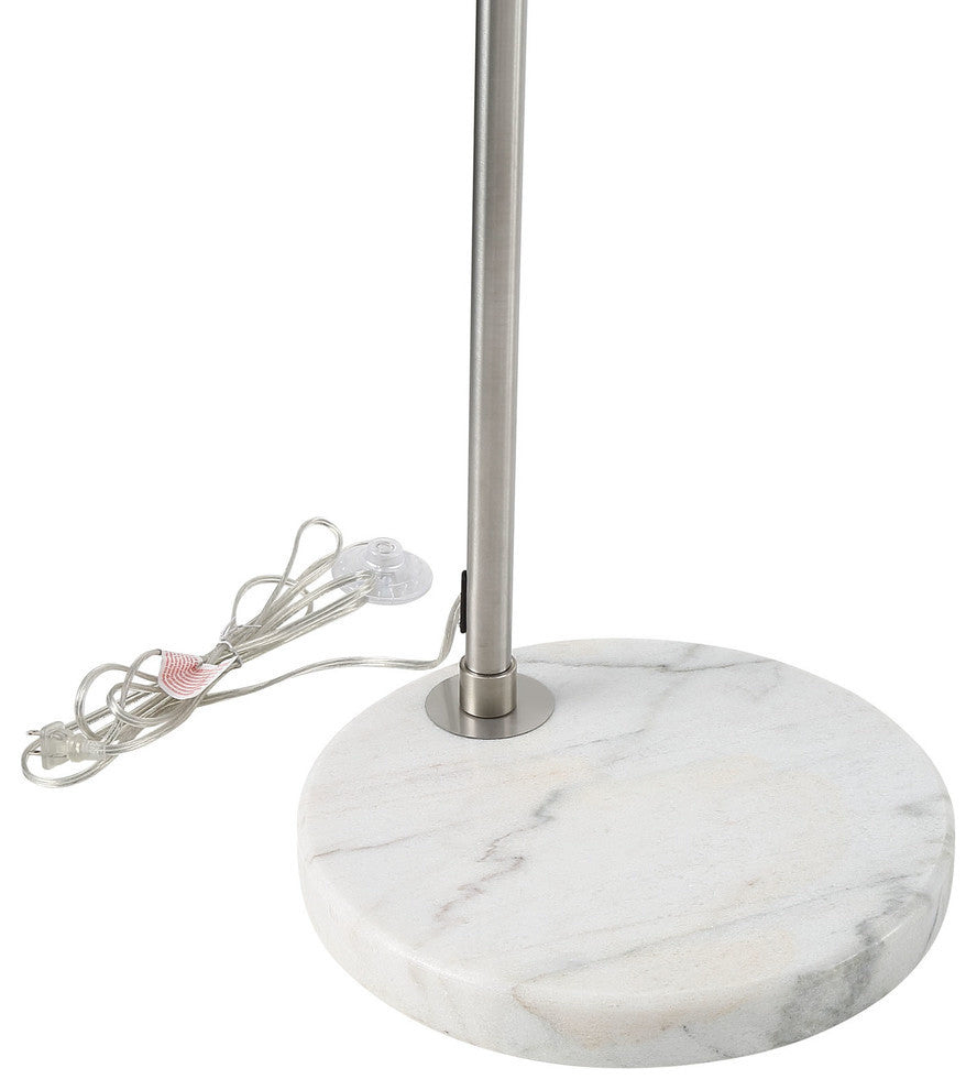 Modern Contemporary Living Room Round Floor Lamp White