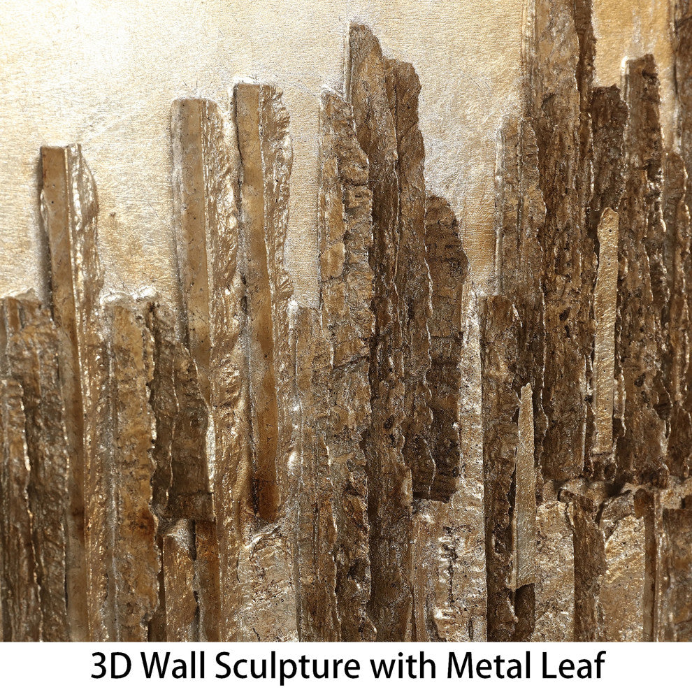 Passages Mixed Media Hand Painted 3D Rugged Wooden Wall Art 72"x22"