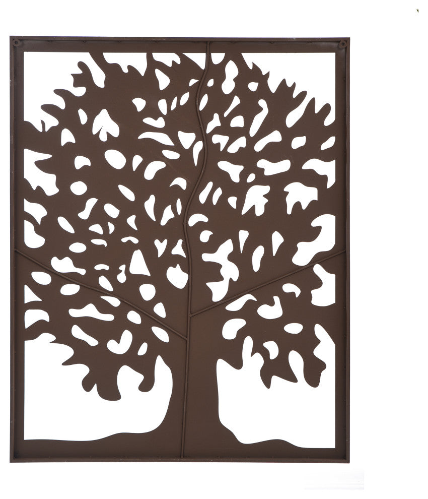 Metal wall art of tree