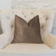 Ganache Gold Luxury Throw Pillow, 20"x36" King