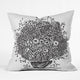 Julia Da Rocha Bouquet Of Flowers 1 Outdoor Throw Pillow