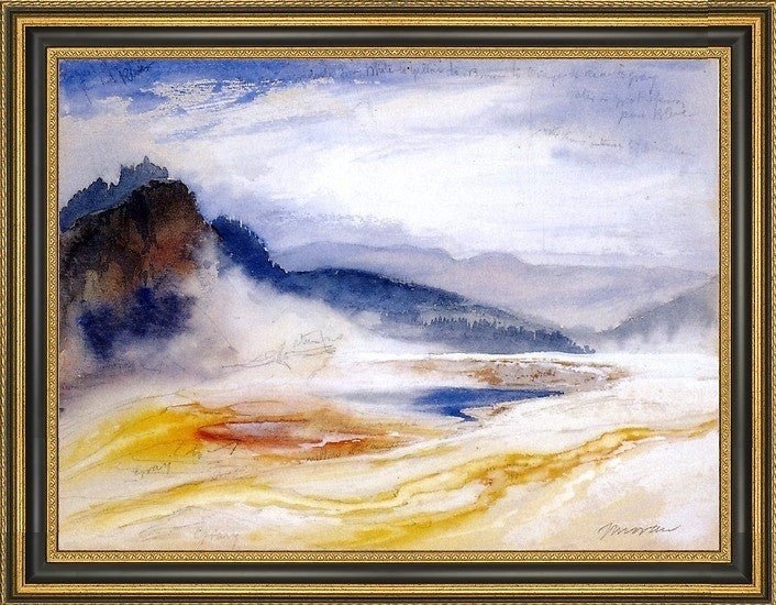 Thomas Moran GreSprings Firehole River