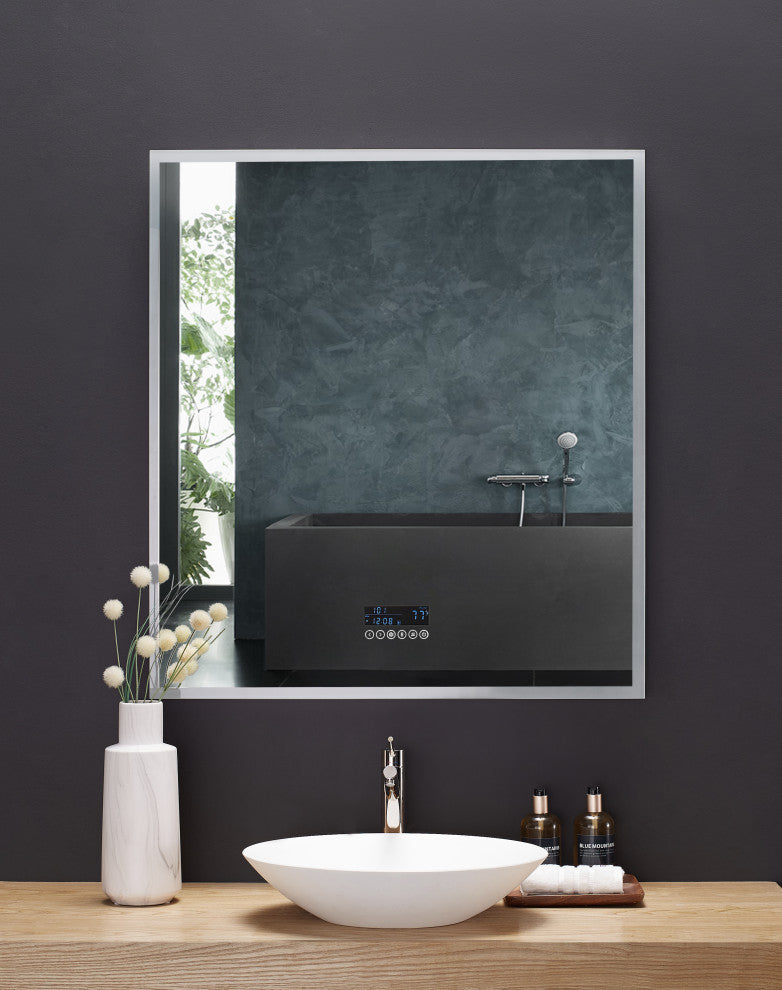 Immersion LED Frameless Mirror, 36"