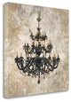 "Onyx Chandelier" By Marta G. Wiley, Giclee Print on Gallery Wrap Canvas