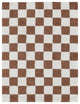 Washable Rug Kitchen Tiles Toffee, 4' 7" X 6' 7"