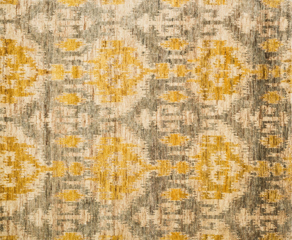 Xavier XV-04 Grey-Gold Area Rug, 5'6"x8'6"