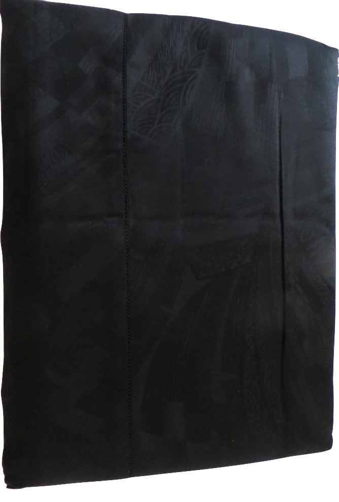 Sferra Lauren Shanghai  Luxe Josephine Egyptian Cotton Black King Sheet Set