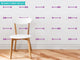 Arrows Fabric Wall Decals, Set of 24, Purple