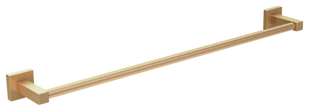 Duro 24 inch Towel Bar with Mounting Hardware, Brushed Bronze