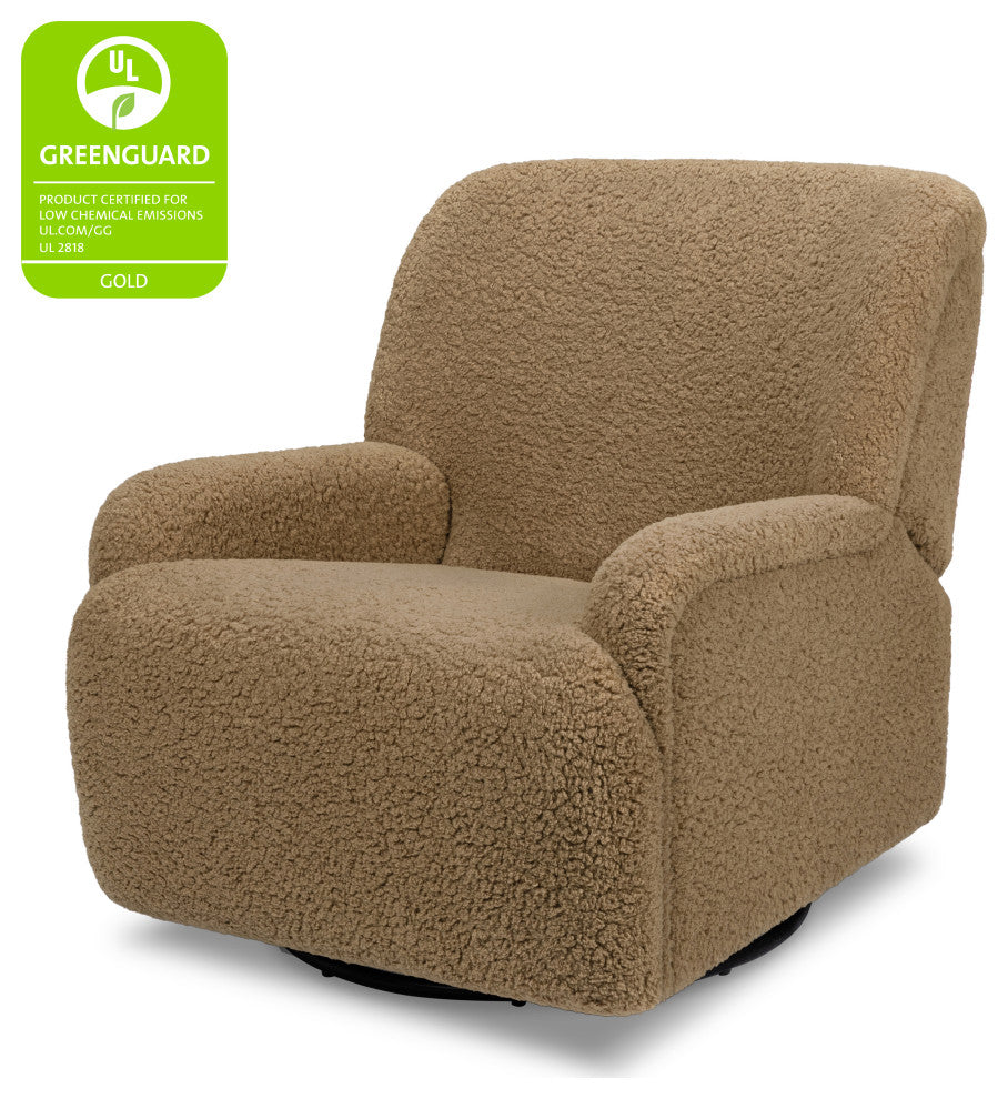 Winslow Extra Wide Recliner and Swivel Glider, Cortado Shearling