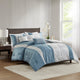 Madison Park Lori 6 Piece Jacquard Comforter Set With Throw Pillows
