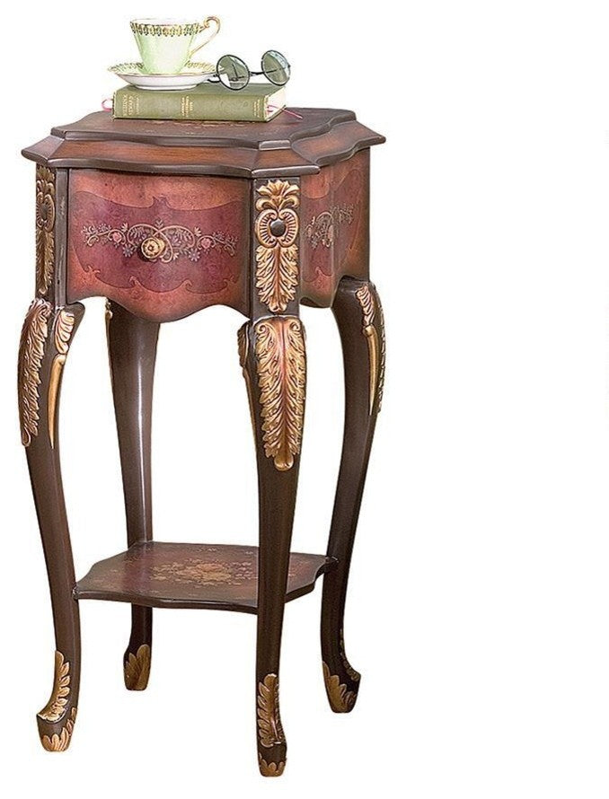 Floral Bouquet Side Table