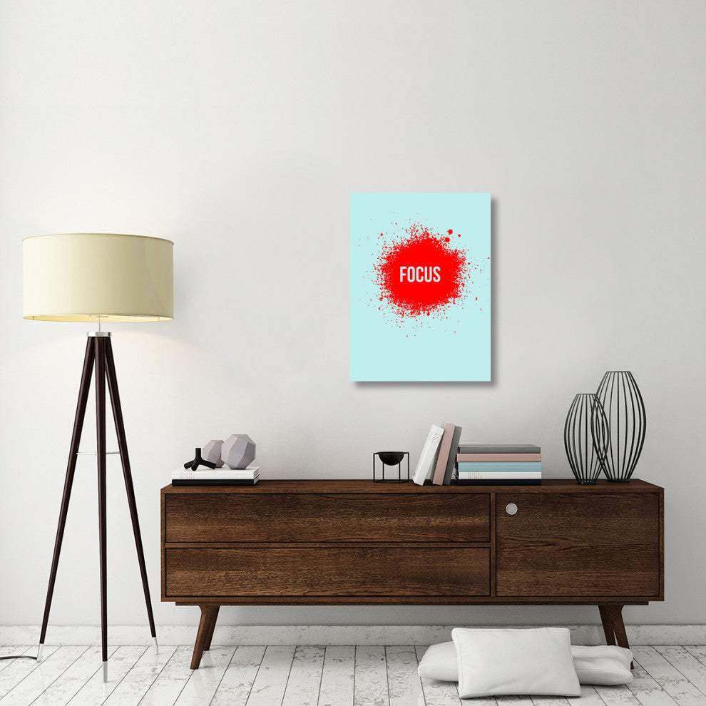 "Focus Splatter Poster 2" Fine Art Print