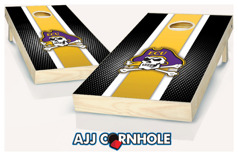East Carolina Striped Cornhole Set