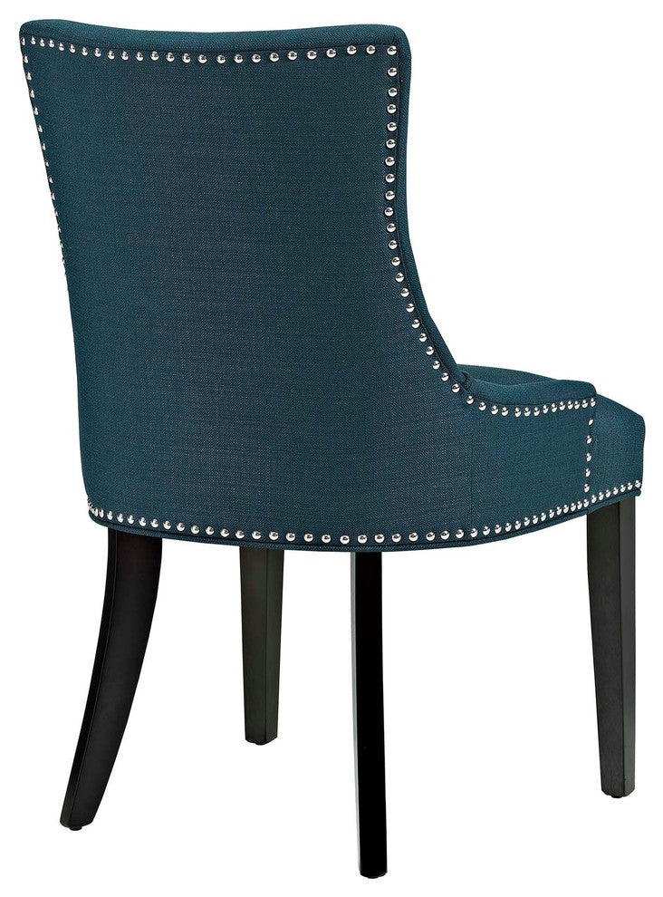 Modern Azure Marquis Dining Side Chair Fabric Set of 2