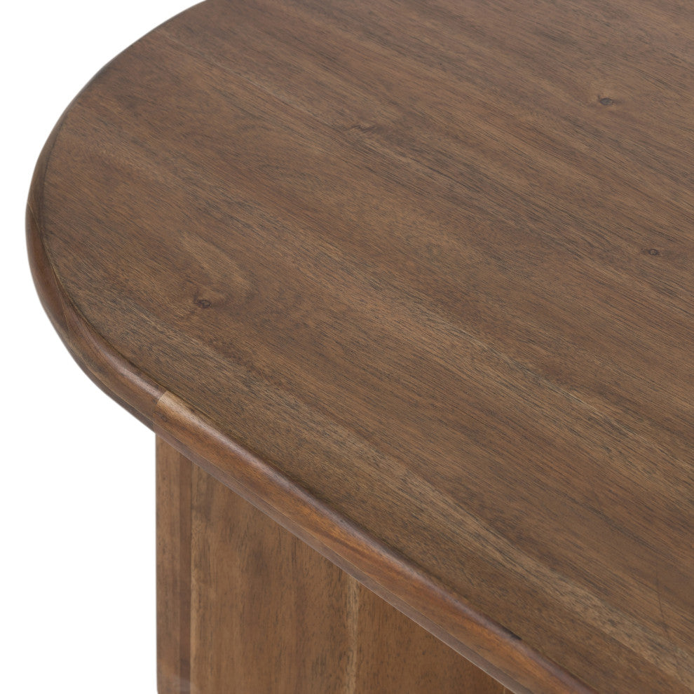 Paden Coffee Table-Seasoned Brown Acacia