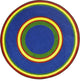 Kid Essentials Rug, Ripples, Primary