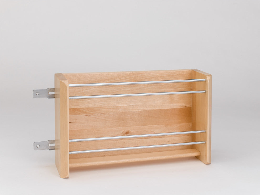Wood Foil/Wrap Cabinet Door Organizer, 16.13"