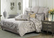 Assisi 9-Piece Queen Comforter Set - Platinum