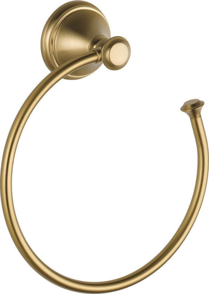 Delta Cassidy Towel Ring, Champagne Bronze, 79746-CZ