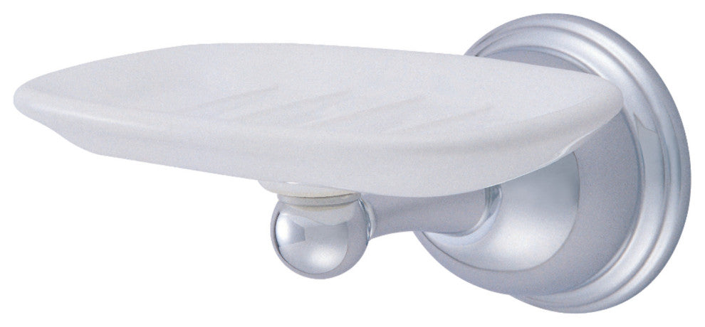 Kingston Brass Wall-Mount Soap Dish Holder, Polished Chrome