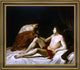 Orazio Gentileschi Cupid and Psyche Framed Premium Canvas Print, 16"x20"