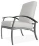 Belle Isle Cushion Deep Seating Outdoor Armchair, Grasscloth Cloud/Graphite