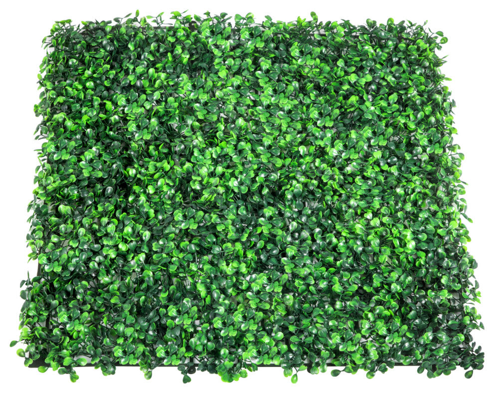 24x Artificial Boxwood Panel Fake Hedge Plant Privacy Fence Screen, 24 Pack of 20x20inch