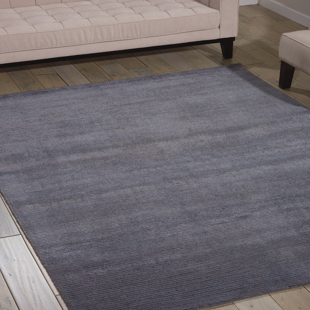 Calvin Klein Ravine Furrow Dusk Area Rug By Nourison, 4'x6'