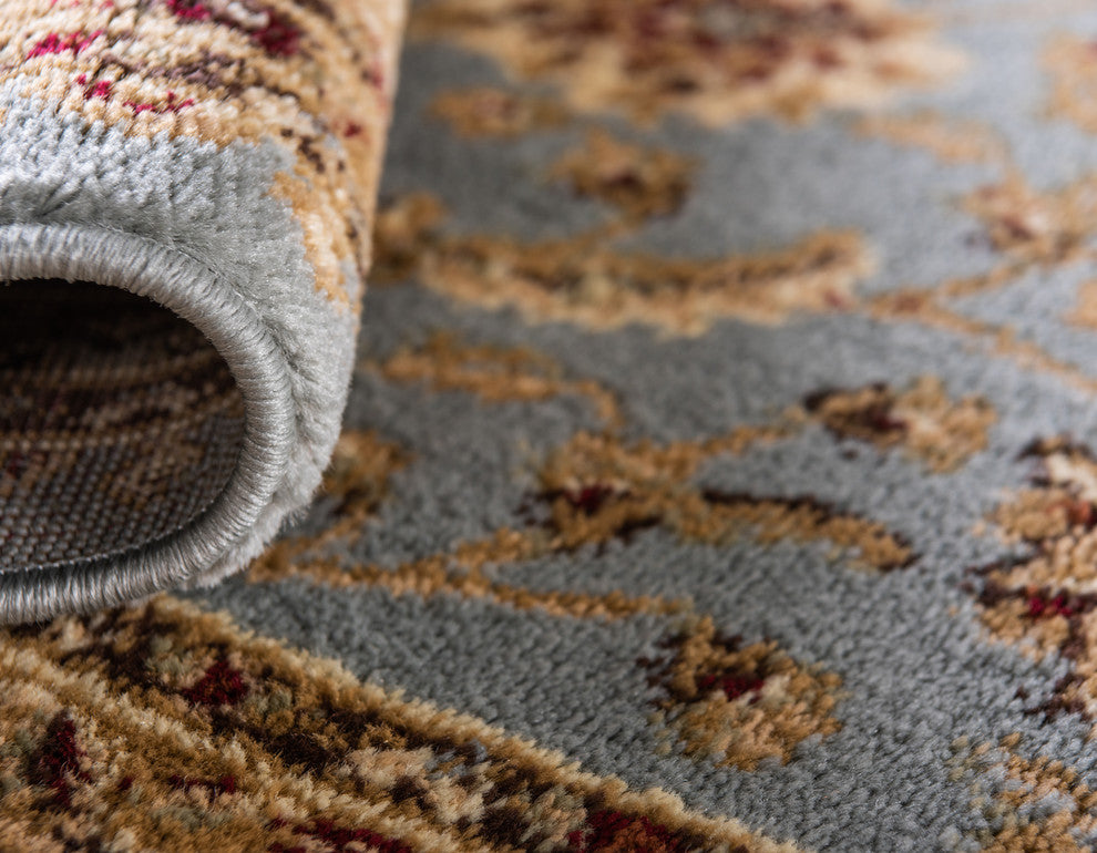 Unique Loom Light Blue St. Louis Voyage 2' 2 x 3' 0 Area Rug