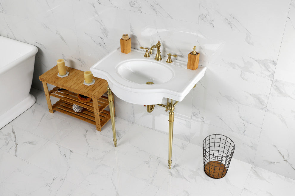 Fauceture VPB2215337ST 31" Console Sink, Legs