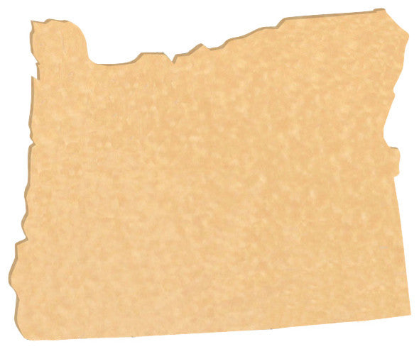 State Shaped Cutting Boards, Black Richlite, Oregon