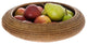 La Jolla Rattan Fruit Bowl, Honey-Brown