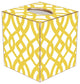 TB8026-Yellow Madison Tissue Box Cover