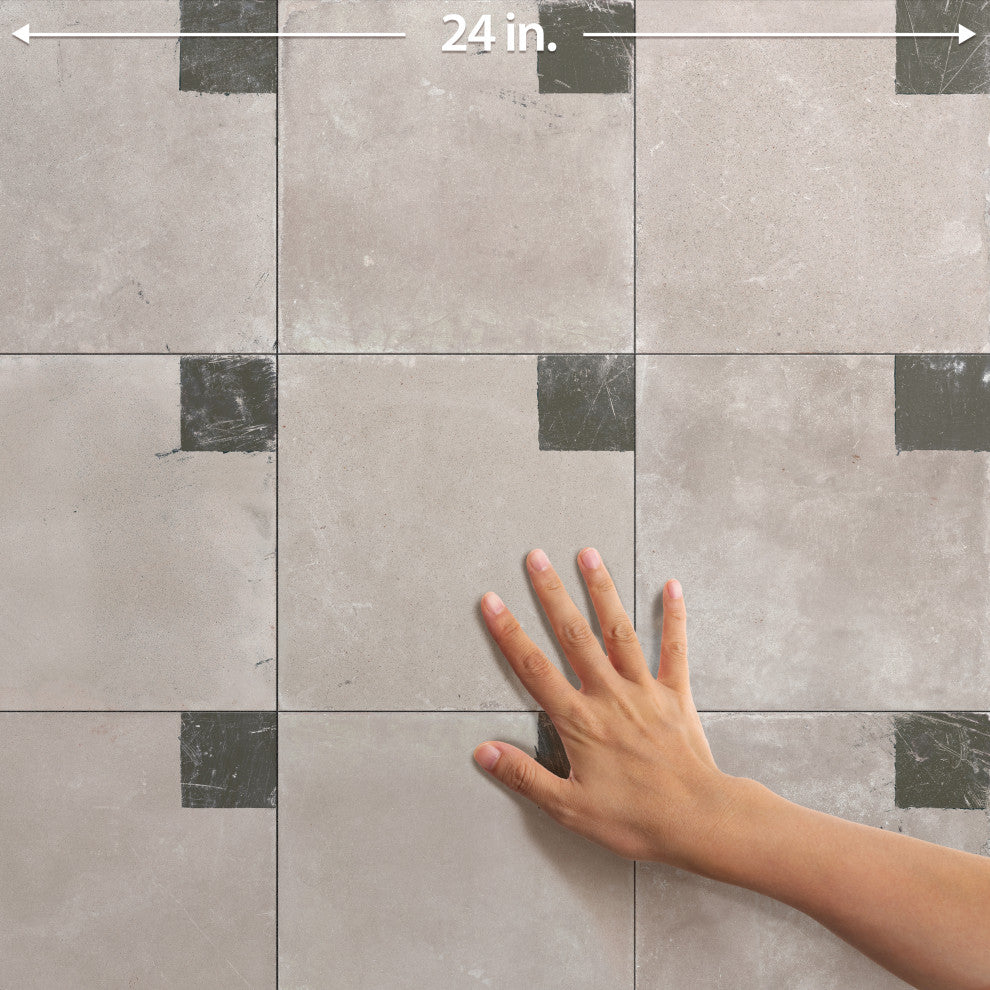 Kings Brush Square Porcelain Floor/Wall Tile